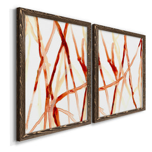 Runnel V - Barnwood Framed Canvas Set