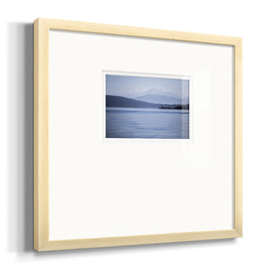 Blue Serenity- Premium Framed Print Double Matboard