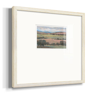 Hilly Countryside I Premium Framed Print Double Matboard