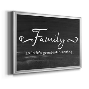 Greatest Blessing - Modern Framed Canvas Print