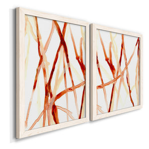 Runnel V - Barnwood Framed Canvas Set