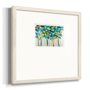 Tall Trees VII Premium Framed Print Double Matboard
