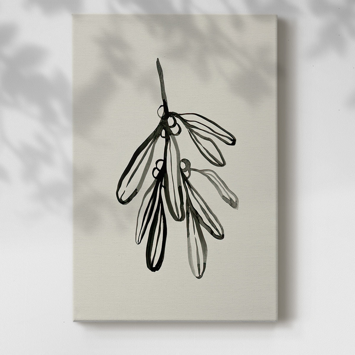 Mistletoe Sketch I - Gallery Wrapped Canvas
