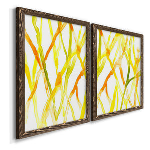 Runnel III - Barnwood Framed Canvas Set