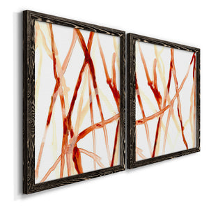 Runnel V - Barnwood Framed Canvas Set