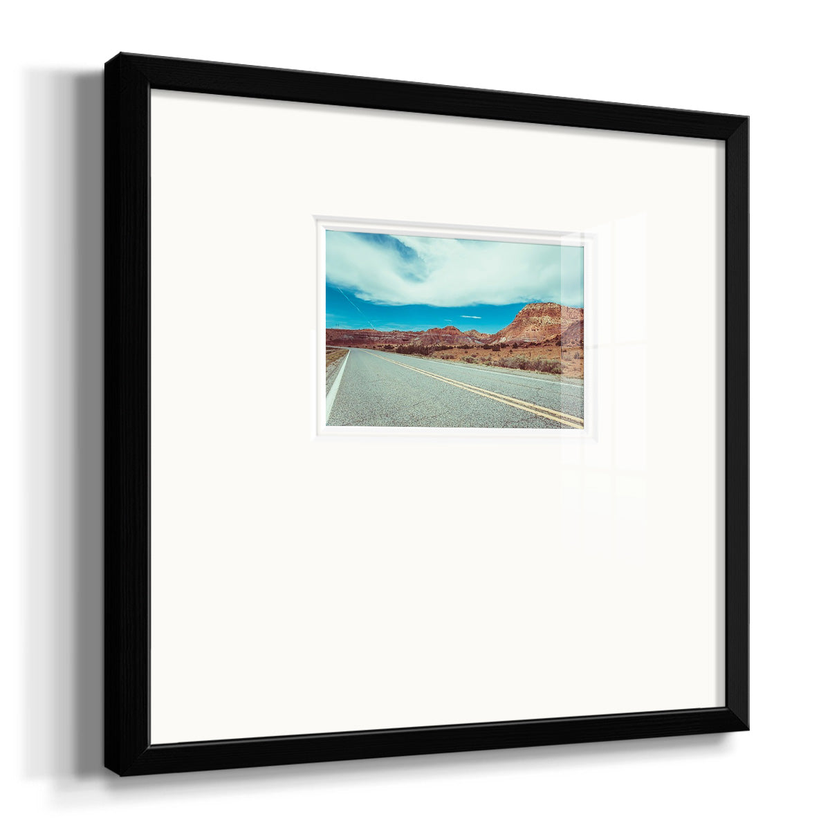 New Mexico Drive I Premium Framed Print Double Matboard
