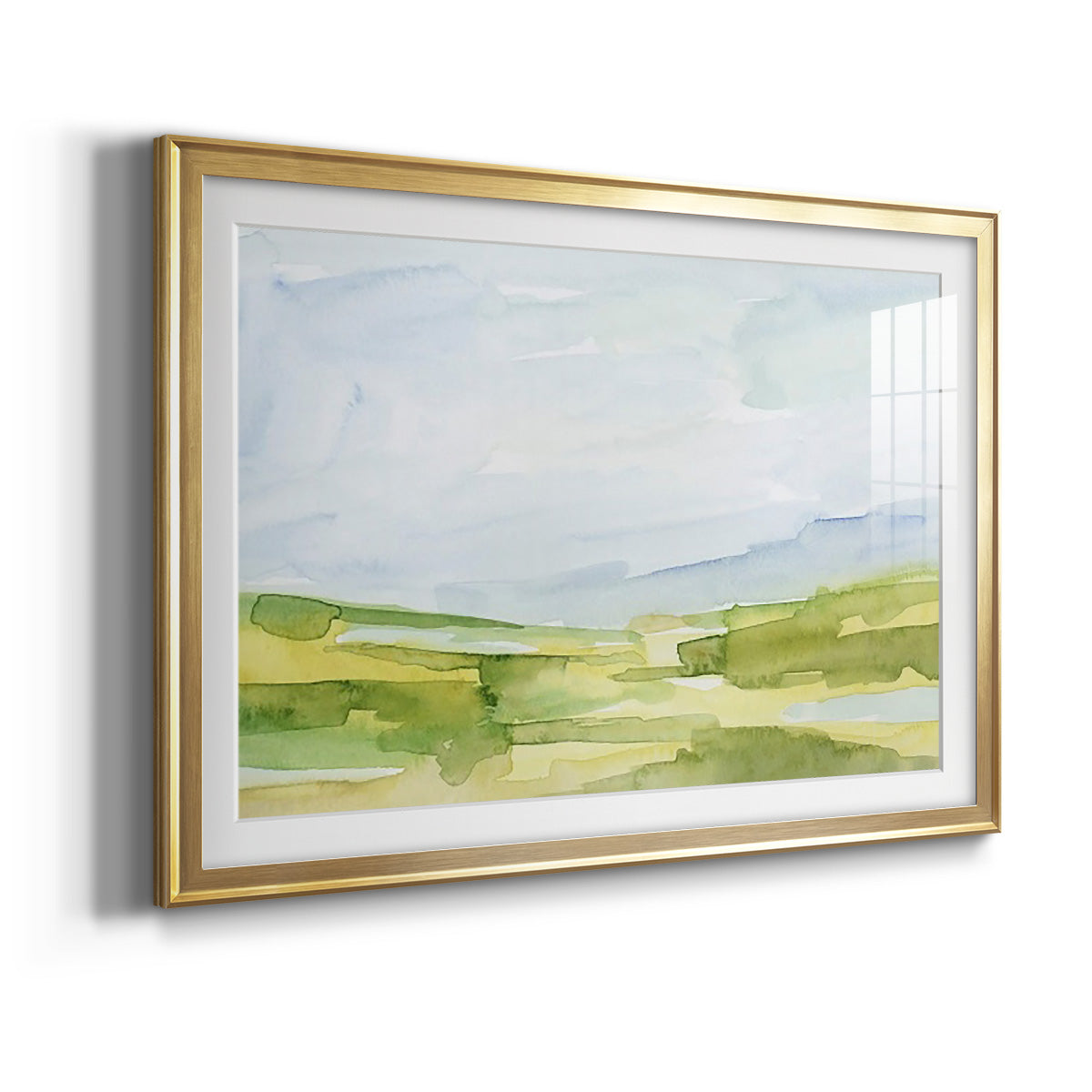 Watery Lowlands IV Premium Framed Print - Ready to Hang