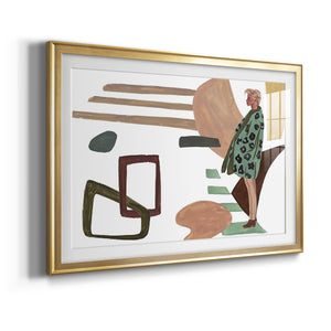Vintage Vibes V - Modern Framed Art Print