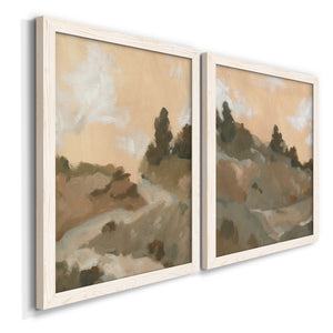 Hillside Walking Path I - Barnwood Framed Canvas Set