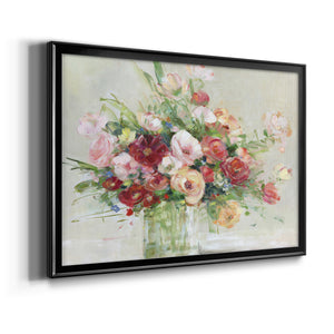 Just Peachy - Modern Framed Canvas Print