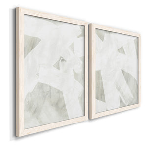 Stone Brush I - Premium Framed Canvas 2 Piece Set - Ready to Hang