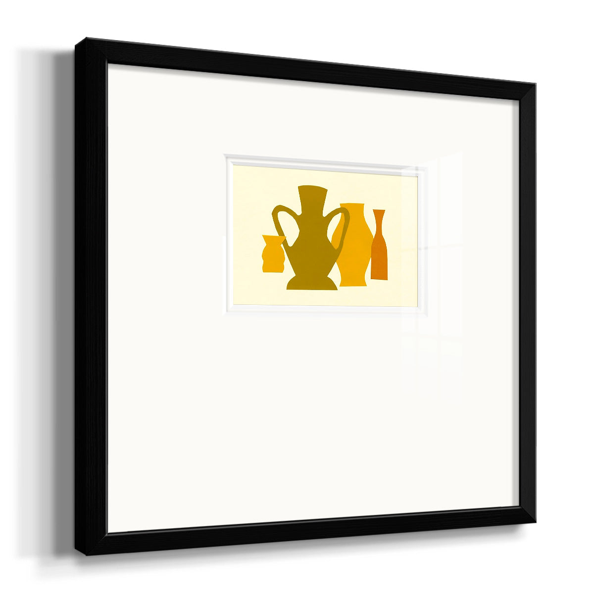 Posing Pottery I Premium Framed Print Double Matboard