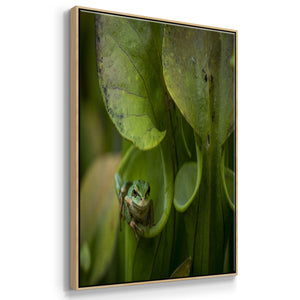 Arboreal Refuge - Framed Premium Gallery Wrapped Canvas L Frame - Ready to Hang