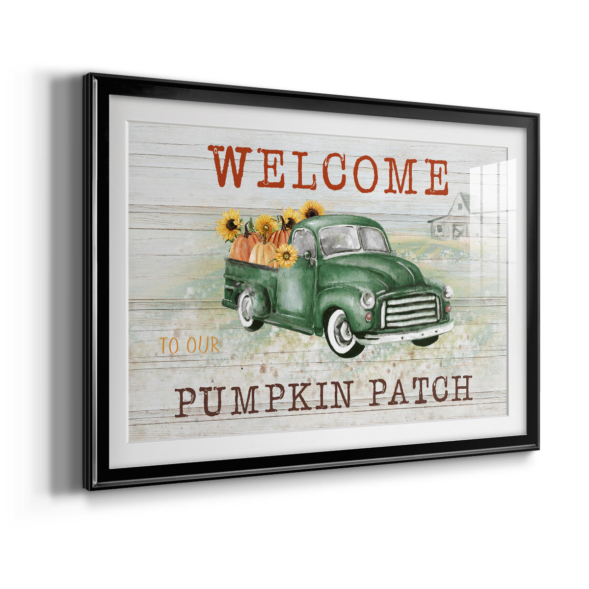 Pumpkin Patch Premium Framed Print - Ready to Hang