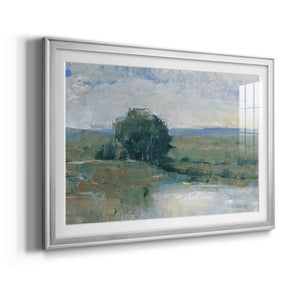 Riverbank Impression I - Modern Framed Art Print