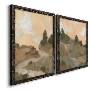 Hillside Walking Path I - Barnwood Framed Canvas Set