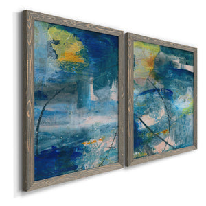 Spring Winds I - Premium Framed Canvas 2 Piece Set - Ready to Hang