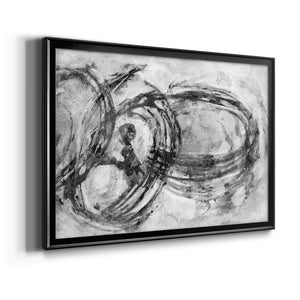 Infinity Rings II - Modern Framed Canvas Print