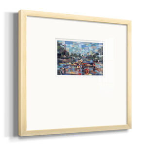 Red Traffic Premium Framed Print Double Matboard