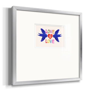 Love Loudly Collection A Premium Framed Print Double Matboard