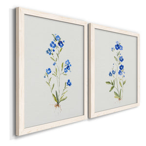 Petite Blue I - Premium Framed Canvas 2 Piece Set - Ready to Hang