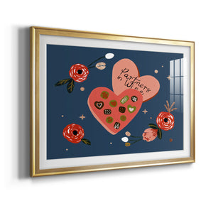 Happy Galentine I - Modern Framed Art Print