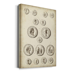 Antique Roman Coins III Premium Gallery Wrapped Canvas - Ready to Hang