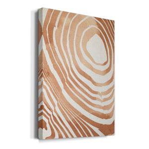 Wood Grain Suminagashi IV Premium Gallery Wrapped Canvas - Ready to Hang