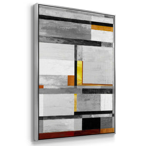 Retro Spectrum V7 - Framed Premium Gallery Wrapped Canvas L Frame - Ready to Hang