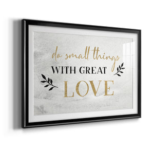 Small Things Gold - Modern Framed Art Print