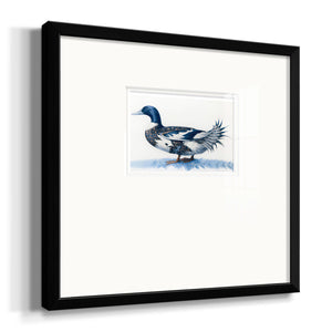 Mallard Blue II Premium Framed Print Double Matboard