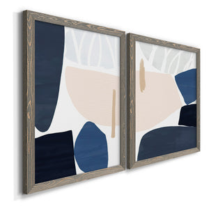 Denim and Sand I - Premium Framed Canvas - Ready to Hang