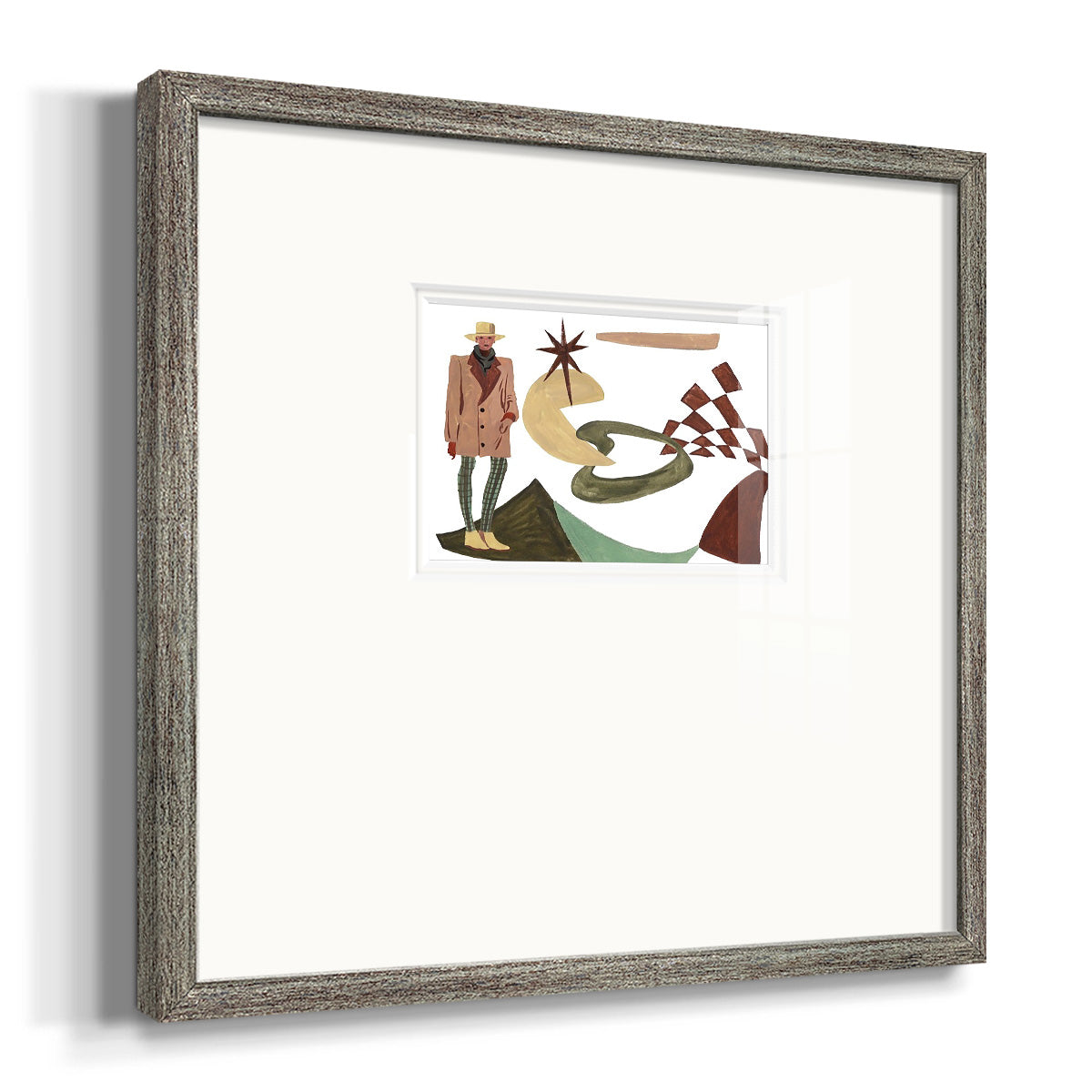 Vintage Vibes IV Premium Framed Print Double Matboard