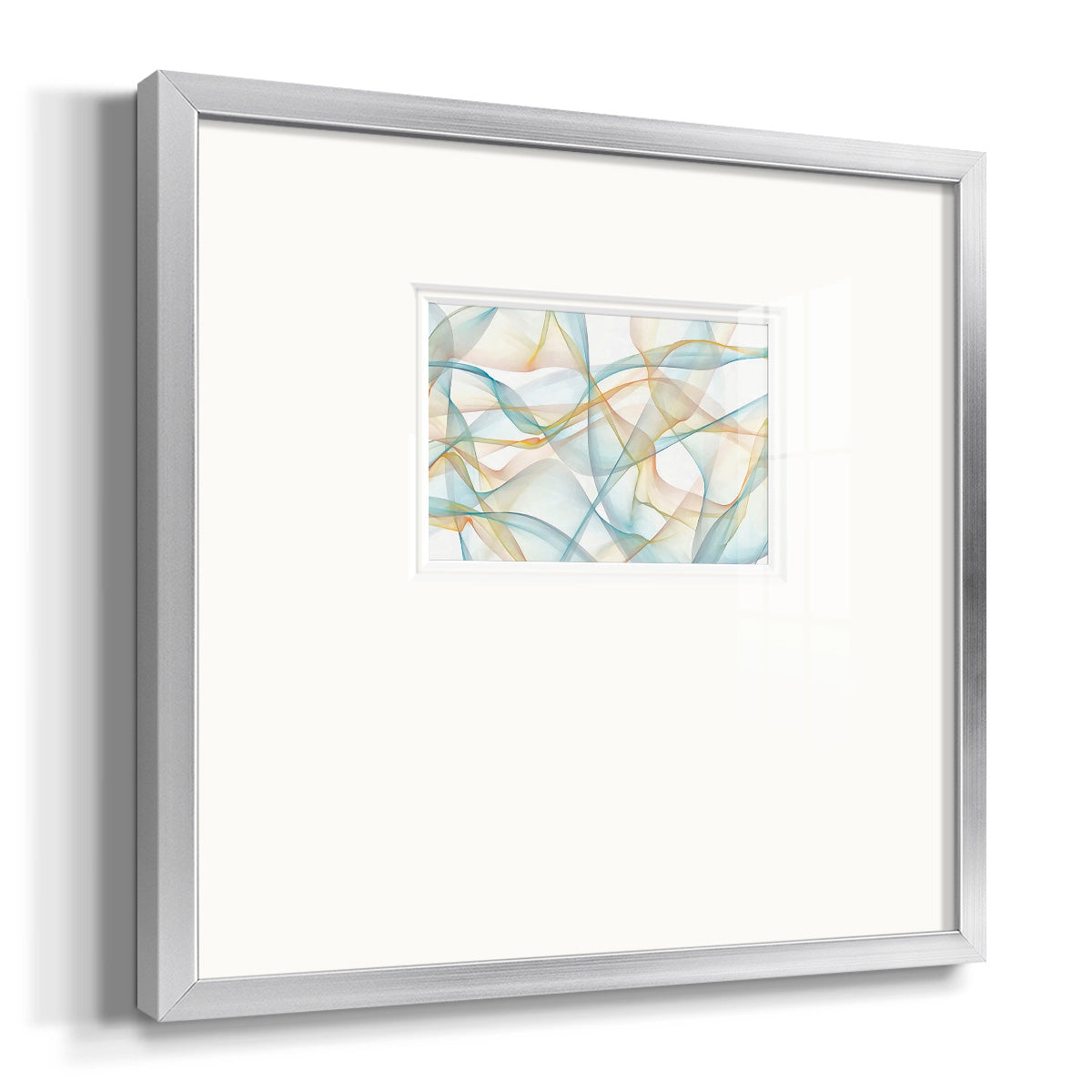 Curves and Waves VI Premium Framed Print Double Matboard