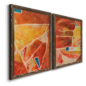 Primary Connection III - Barnwood Framed Canvas Set