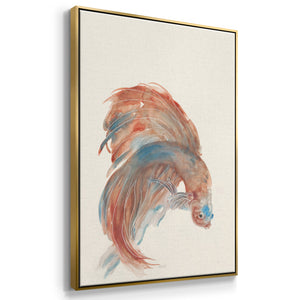 Betta III - Framed Premium Gallery Wrapped Canvas L Frame - Ready to Hang