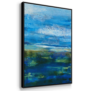 Island Groove - Framed Premium Gallery Wrapped Canvas L Frame - Ready to Hang