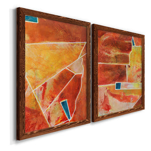 Primary Connection III - Barnwood Framed Canvas Set