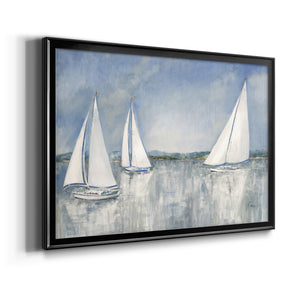 Catching the Breeze - Modern Framed Canvas Print