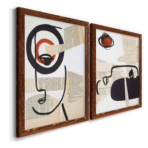 Faces of A Century I - Barnwood Framed Canvas Set