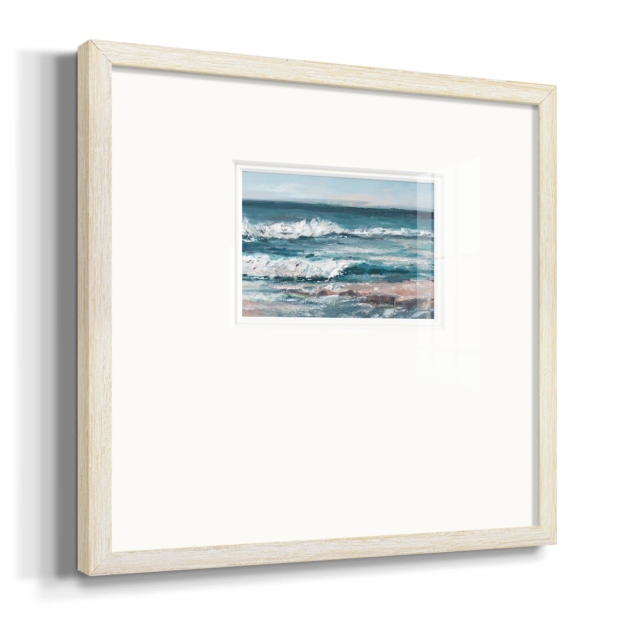 Ocean Breakers I Premium Framed Print Double Matboard