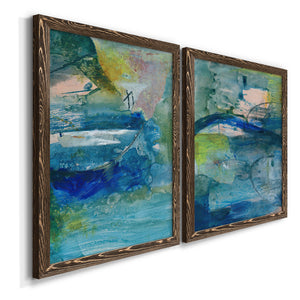 Spring Winds VII - Barnwood Framed Canvas Set