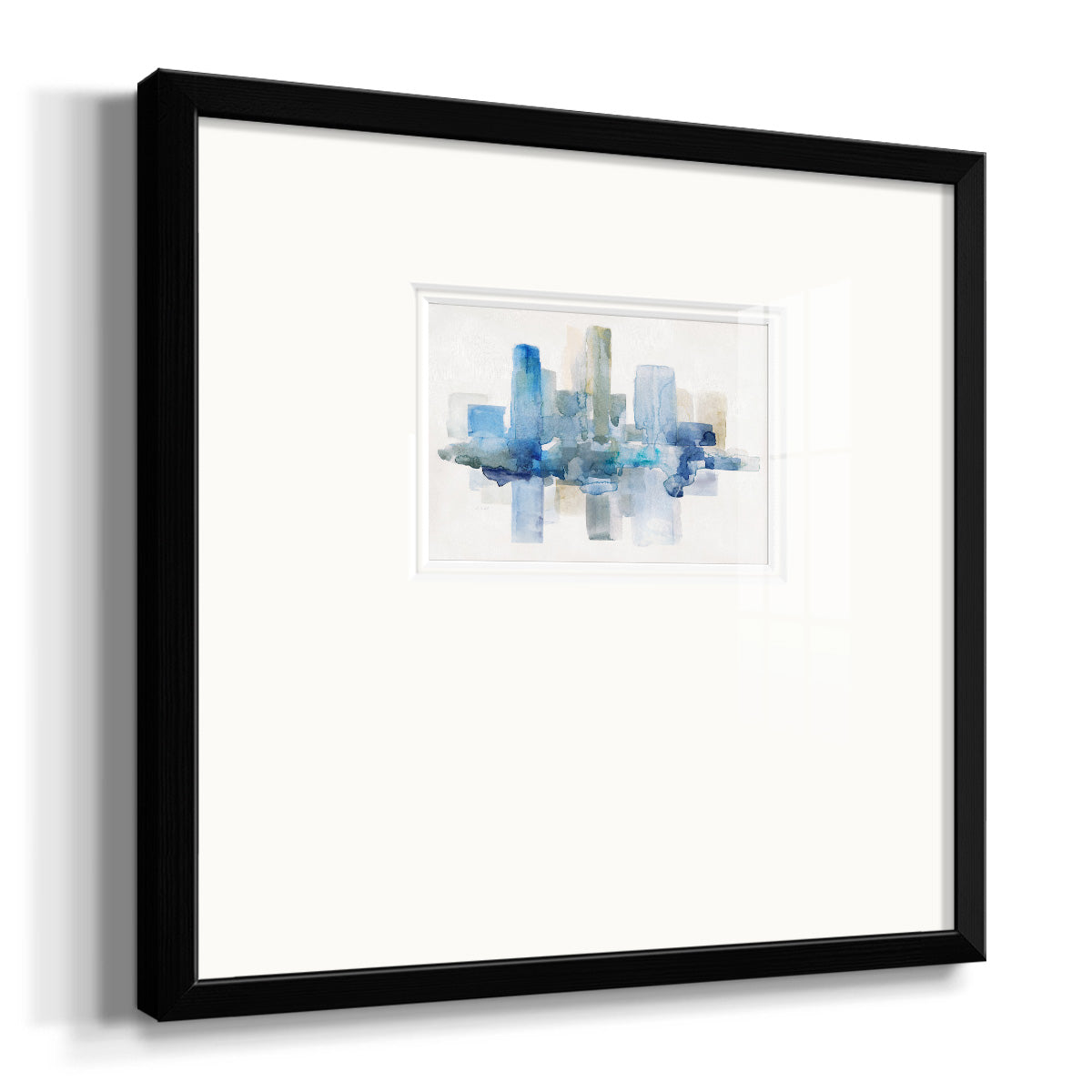Soft Skyline II Premium Framed Print Double Matboard
