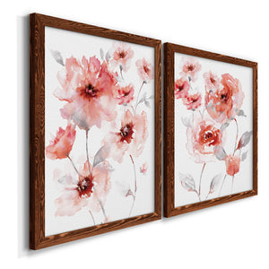 Translucent Blush I - Premium Framed Canvas 2 Piece Set - Ready to Hang