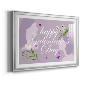 Happy Galentine's Day Collection A - Modern Framed Art Print