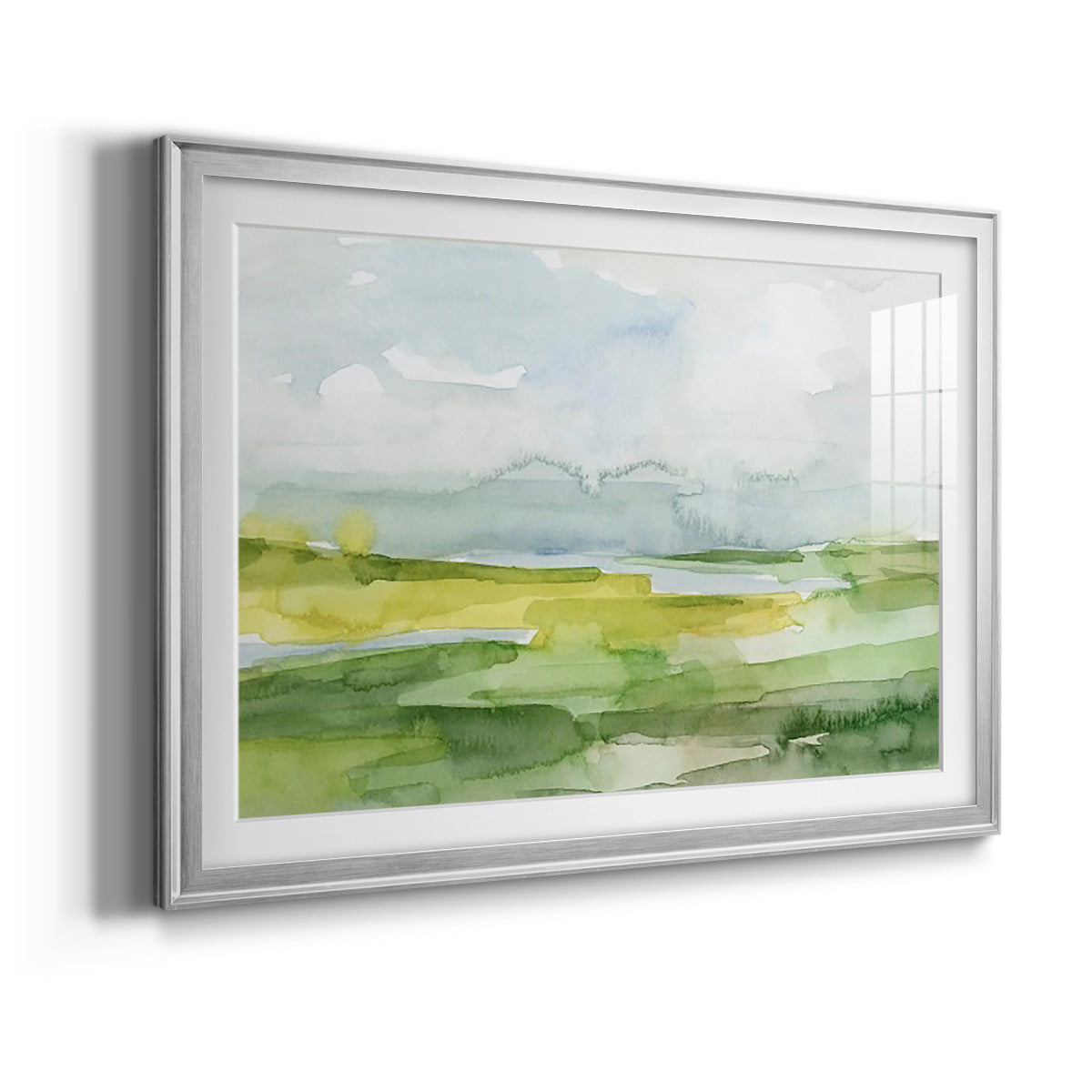 Watery Lowlands II Premium Framed Print - Ready to Hang