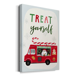 Santa's Foodtruck Collection B - Canvas Art Print