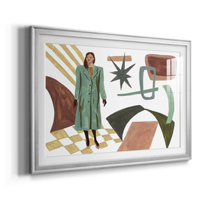 Vintage Vibes II - Modern Framed Art Print