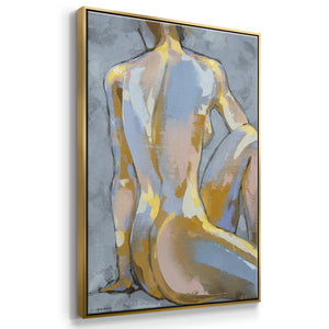 Grey Maiden II - Framed Premium Gallery Wrapped Canvas L Frame - Ready to Hang