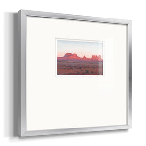 Red Rocks at Dusk II Premium Framed Print Double Matboard